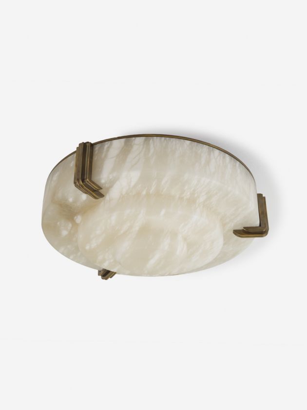 Alabaster Lang Flush Mount