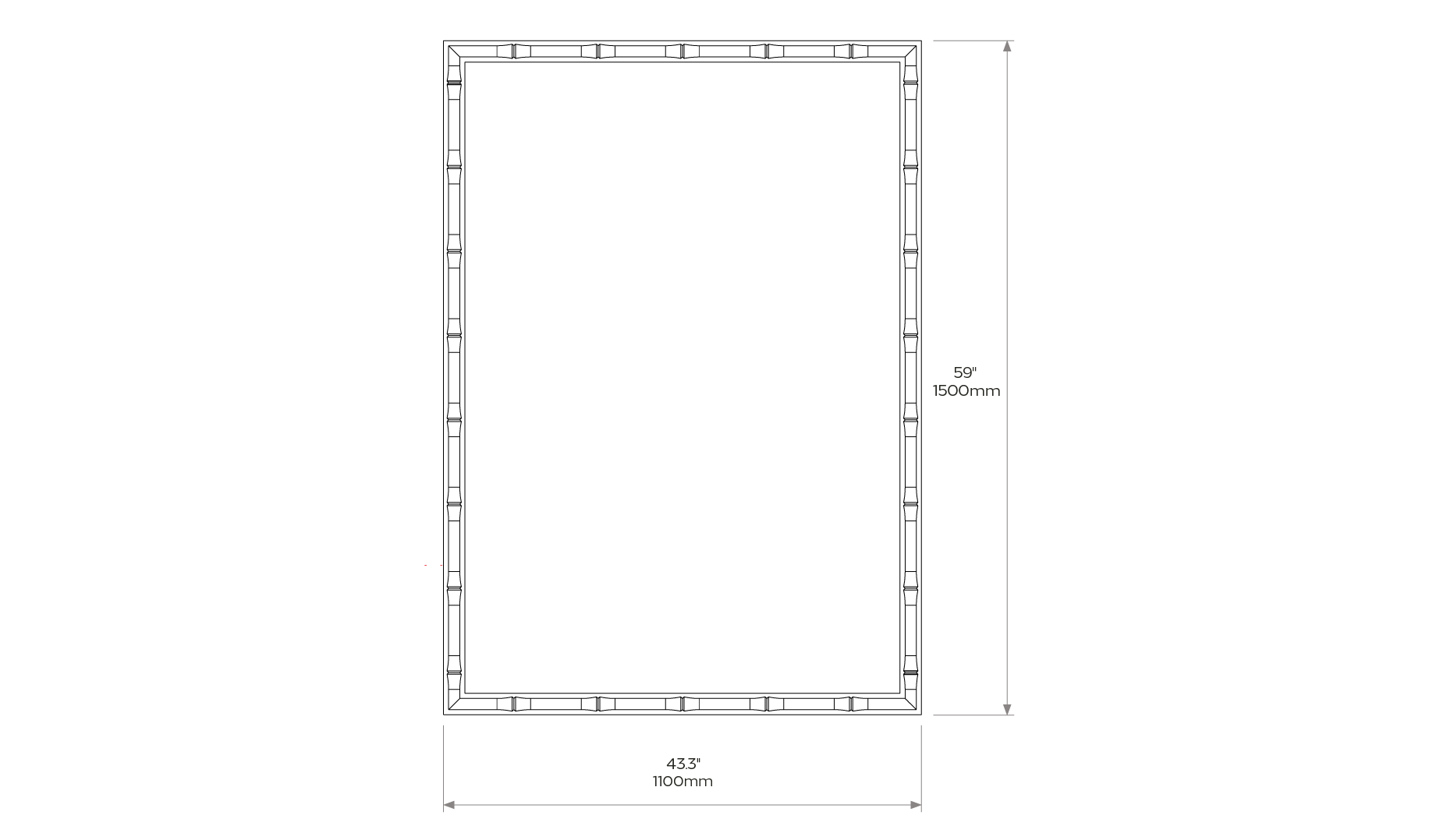Bamboo_Mirror_Spec_Line_Drawing